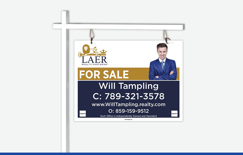 LAER Realty Partners Real Estate Signs - LRP Approved Vendor Signs for Realtors | BestPrintBuy.com