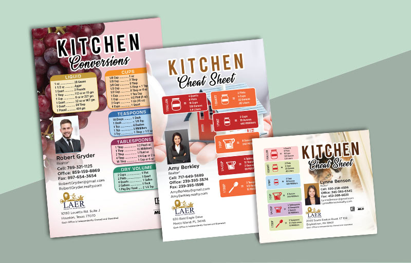 LAER Realty Partners Real Estate Kitchen Measures - custom magnets | BestPrintBuy.com