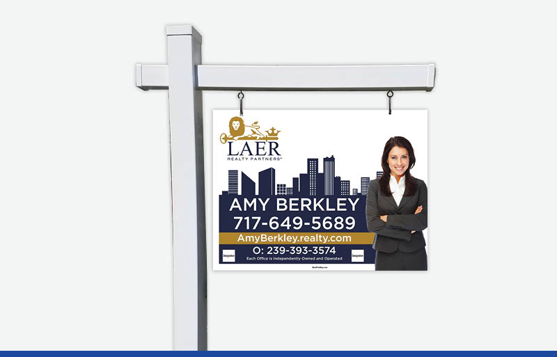 LAER Realty Partners Real Estate Signs - LRP Approved Vendor Signs for Realtors | BestPrintBuy.com