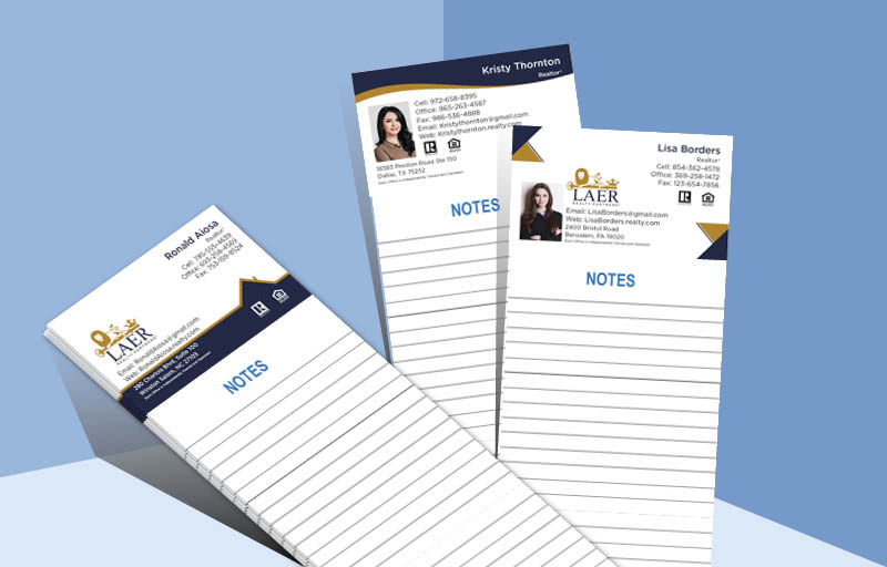 LAER Realty Partners Real Estate Personalized Notepads | BestPrintBuy.com