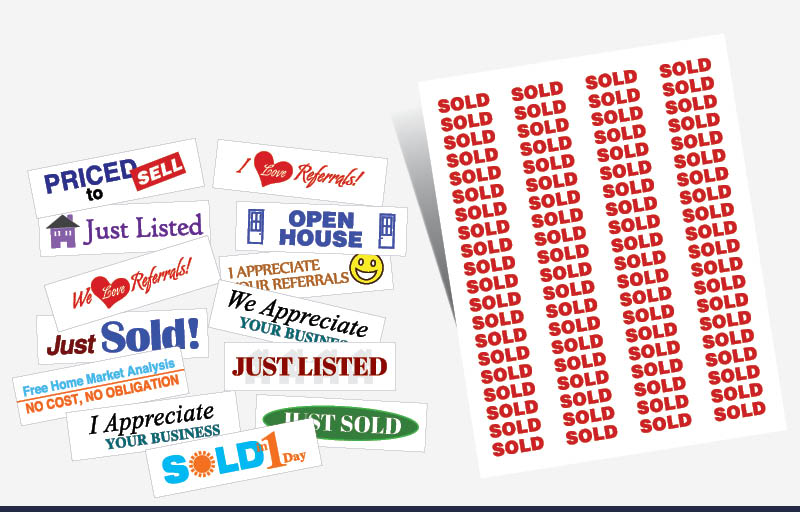 LAER Realty Partners Real Estate Rectangle Stickers - LAER Realty Partners  stickers with messages | BestPrintBuy.com