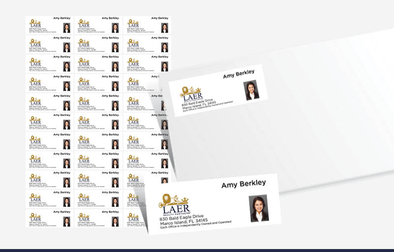 LAER Realty Partners Real Estate Return Address Labels - LAER Realty Partners  personalized mailing labels for envelopes | BestPrintBuy.com