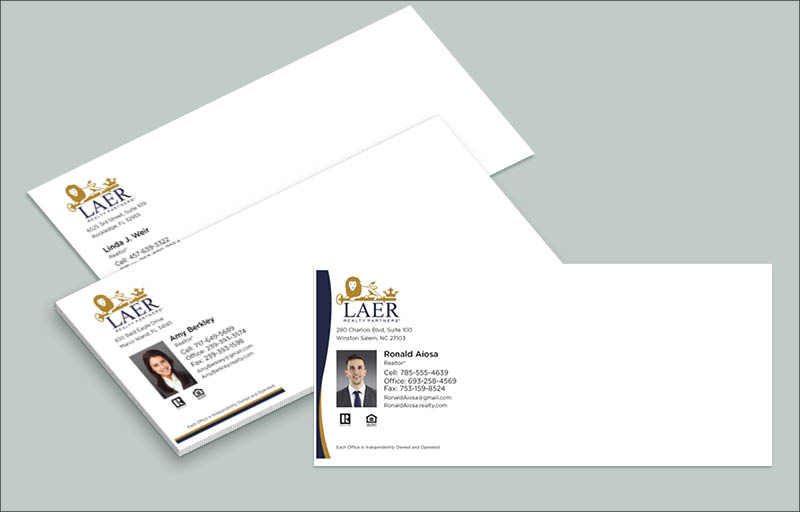 LAER Realty Partners Real Estate #10 Envelopes - Custom #10 Envelopes Stationery for Realtors | BestPrintBuy.com