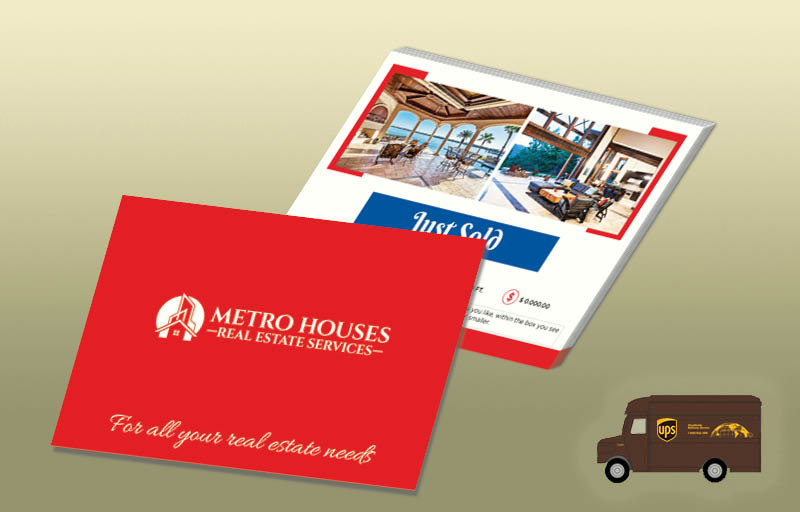 Metro Houses Real Estate Services Real Estate EDDM Postcards - personalized Every Door Direct Mail Postcards | BestPrintBuy.com