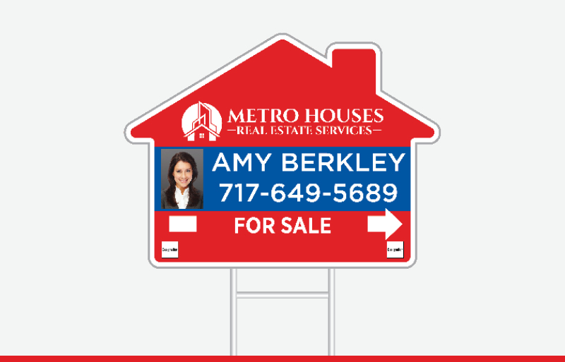 Metro Houses Real Estate Services Real Estate Signs - MHRS Approved Vendor Signs for Realtors | BestPrintBuy.com