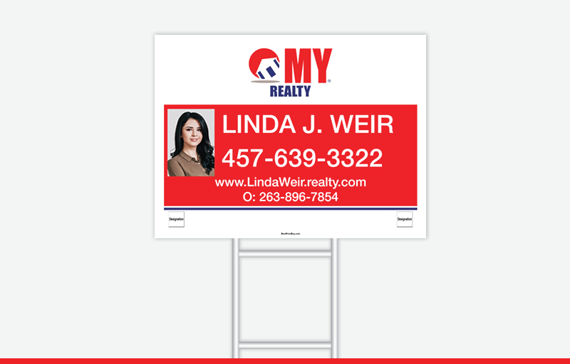 My Realty Real Estate Signs - RAS Approved Vendor Signs for Realtors | BestPrintBuy.com