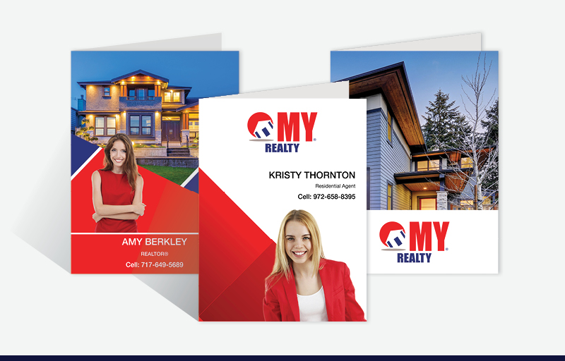 My Realty Real Estate Custom Presentation Folders - custom folders | BestPrintBuy.com