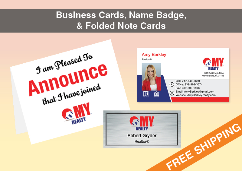 My Realty Real Estate BC Agent Package - My Realty approved vendor personalized business cards| BestPrintBuy.com