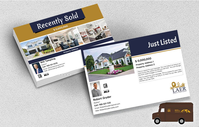 LAER Realty Partners Real Estate Postcards (Delivered to you) - LAER Realty Partners postcard templates | BestPrintBuy.com