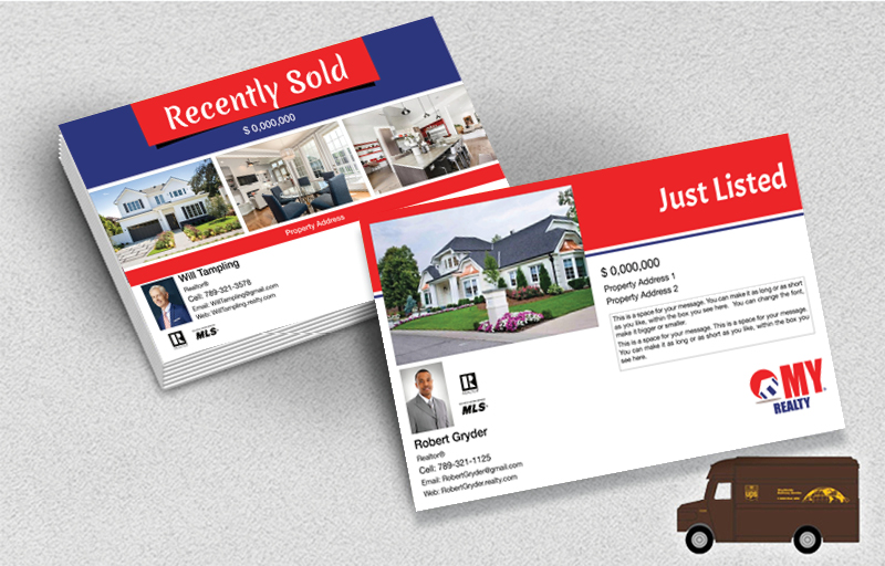 My Realty Real Estate Postcards (Delivered to you) - My Realty postcard templates | BestPrintBuy.com