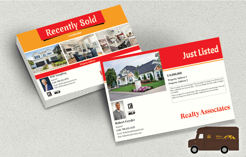 Realty Associates Real Estate Postcards (Delivered to you) - Realty Associates  postcard templates | BestPrintBuy.com