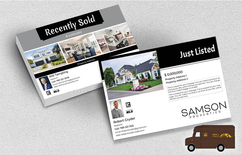 Samson Properties Real Estate Postcards (Delivered to you) - Samson Properties postcard templates | BestPrintBuy.com