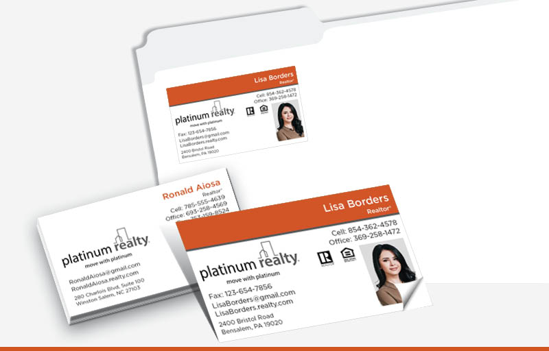 Business card label