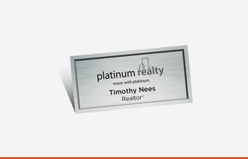 Platinum Realty Real Estate Standard Business Cards -  Standard & Rounded Corner Business Cards for Realtors | BestPrintBuy.com