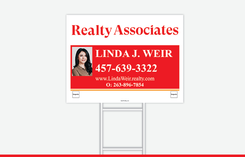 Realty Associates Real Estate Signs - RAS Approved Vendor Signs for Realtors | BestPrintBuy.com