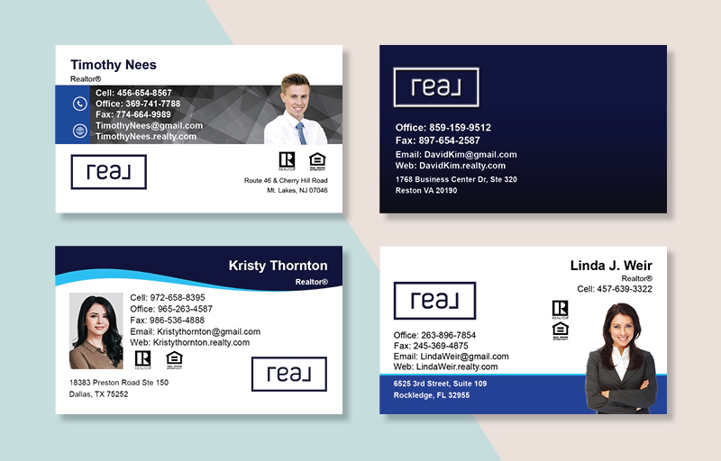 Real Real Estate Business Card Magnets - magnets with photo and contact info | BestPrintBuy.com