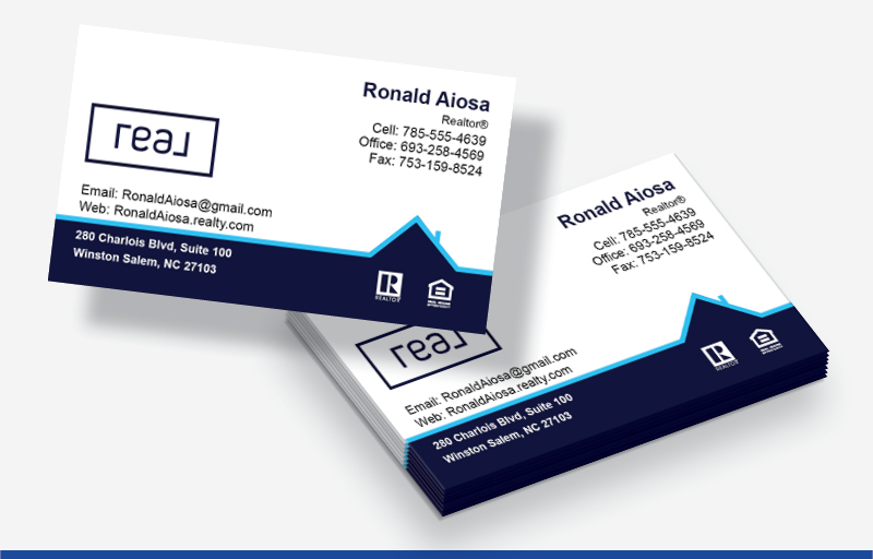 Real Real Estate Business Card Magnets Without Photo - Real  personalized marketing materials | BestPrintBuy.com