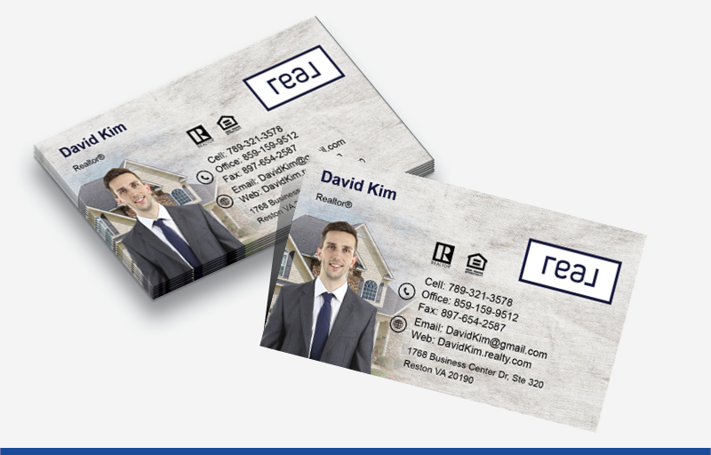 Real Real Estate Silhouette Business Card Magnets - Real personalized marketing materials | BestPrintBuy.com