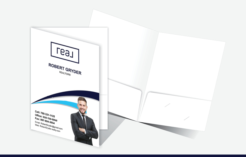 Real Real Estate Econo Presentation Folders - Econo Presentation Folders | BestPrintBuy.com