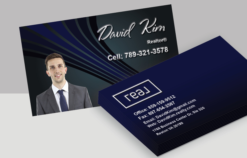 Real Real Estate Spot UV (Gloss) Raised Business Cards - Luxury Raised Printing & Suede Stock Business Cards for Realtors | BestPrintBuy.com