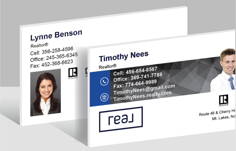 Real Real Estate Ultra Thick Business Cards - Thick Stock & Matte Finish Business Cards for Realtors | BestPrintBuy.com