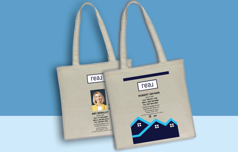 Real Real Estate Tote Bags -promotional products | BestPrintBuy.com