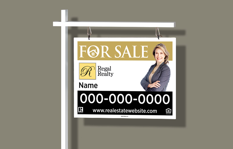 Regal Realty Real Estate Signs - RAS Approved Vendor Signs for Realtors | BestPrintBuy.com