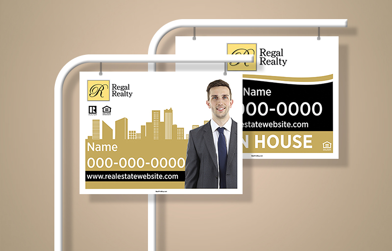 Regal Realty Real Estate Signs - RAS Approved Vendor Signs for Realtors | BestPrintBuy.com