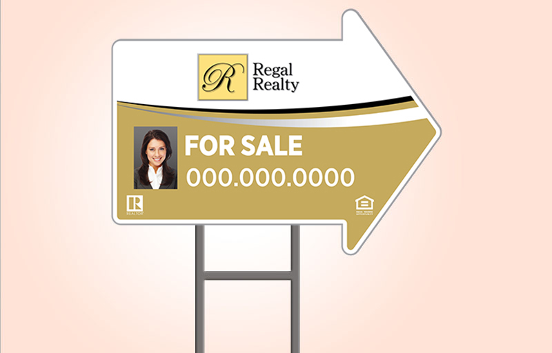 Regal Realty Real Estate Signs - RAS Approved Vendor Signs for Realtors | BestPrintBuy.com