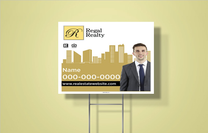 Regal Realty Real Estate Signs - RAS Approved Vendor Signs for Realtors | BestPrintBuy.com