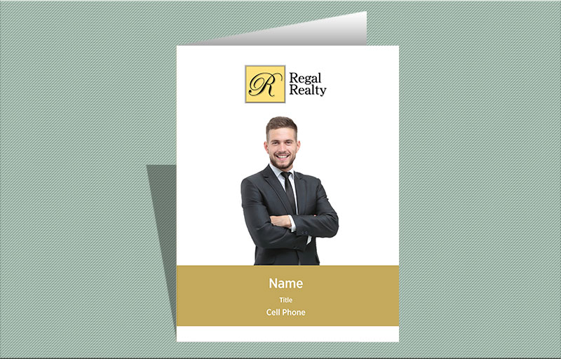 Regal Realty Real Estate Custom Presentation Folders - custom folders | BestPrintBuy.com