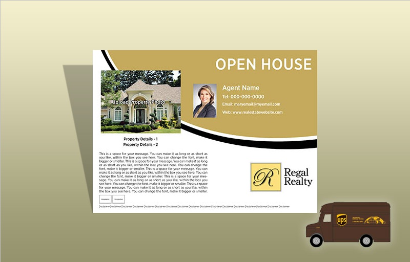 Regal Realty Real Estate EDDM Postcards - personalized Every Door Direct Mail Postcards | BestPrintBuy.com