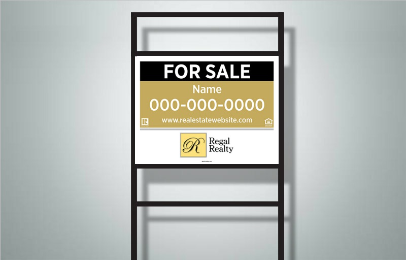 Regal Realty Real Estate Signs - RAS Approved Vendor Signs for Realtors | BestPrintBuy.com