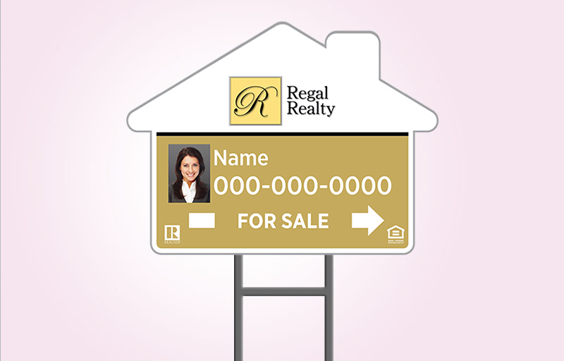 Regal Realty Real Estate Signs - RAS Approved Vendor Signs for Realtors | BestPrintBuy.com