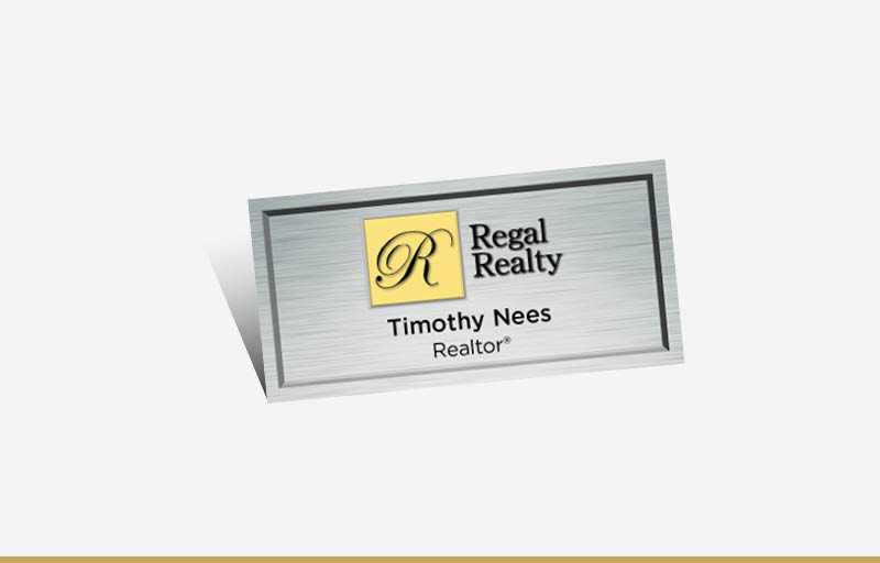 Regal Realty Real Estate Standard Business Cards -  Standard & Rounded Corner Business Cards for Realtors | BestPrintBuy.com