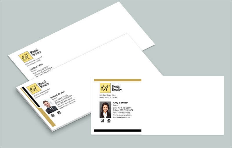 Regal Realty Real Estate #10 Envelopes - Custom #10 Envelopes Stationery for Realtors | BestPrintBuy.com