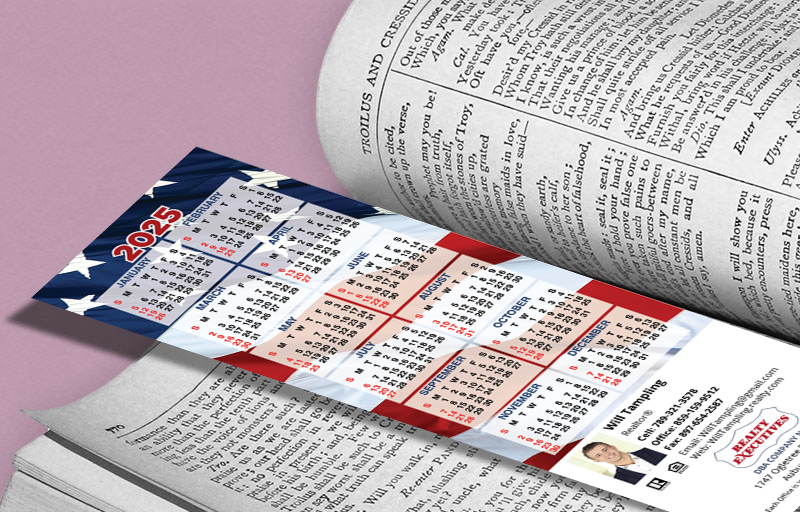 Realty Executives Real Estate Calendar Bookmarks - Realty Executives  2025 calendars | BestPrintBuy.com