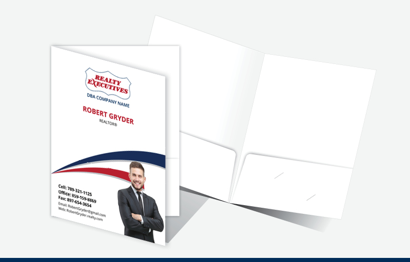 Realty Executives Real Estate Econo Presentation Folders - Econo Presentation Folders | BestPrintBuy.com