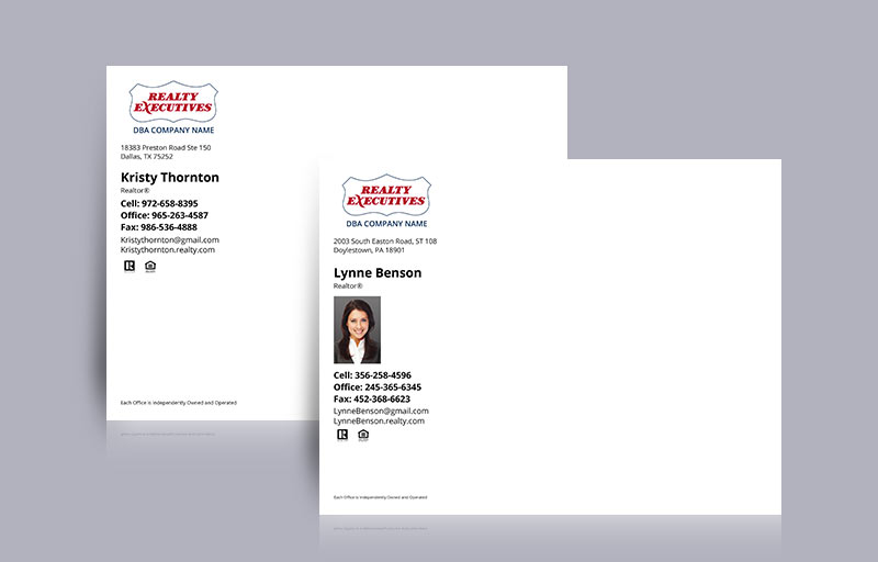 Realty Executives Real Estate Agent Envelopes - 10 X 13 - Realty Executives Custom 10 x 13 document envelopes for Realtors, real estate agent envelopes | BestPrintBuy.com