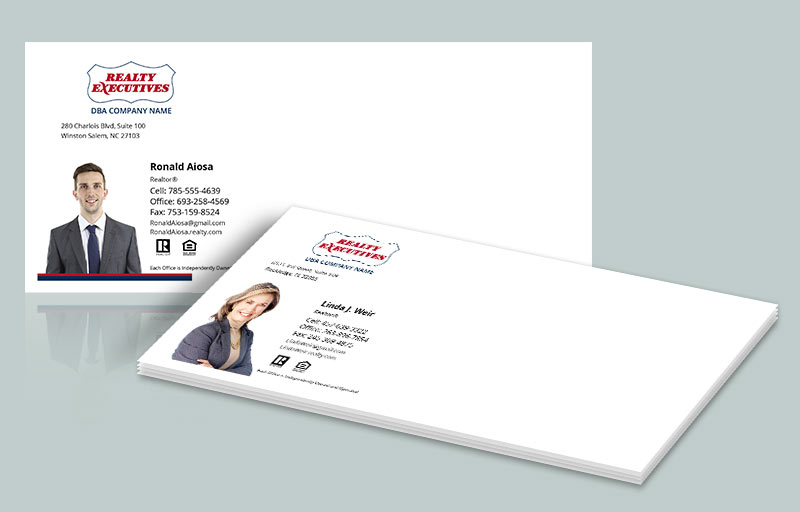 Realty Executives Real Estate #10 Silhouette Envelopes - Realty Executives - Custom Stationery Templates for Realtors | BestPrintBuy.com