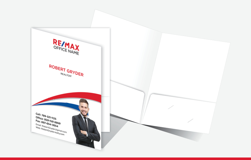 RE/MAX Real Estate Econo Presentation Folders - Econo Presentation Folders | BestPrintBuy.com