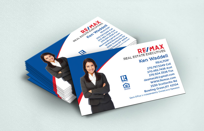 RE/MAX Real Estate Ultra Thick Business Cards With Silhouette Photo - RE/MAX  - Luxury, Thick Stock Business Cards with a Matte Finish for Realtors | BestPrintBuy.com