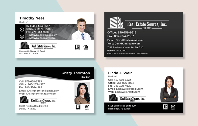 Real Estate Source Inc Real Estate Business Card Magnets - magnets with photo and contact info | BestPrintBuy.com