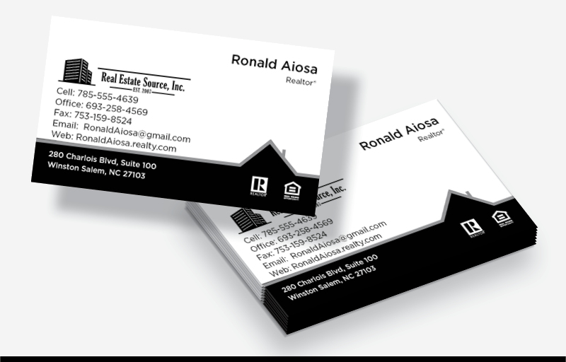 Real Estate Source Inc Real Estate Business Cards Without Photo - Real Estate Source Inc  marketing materials | BestPrintBuy.com