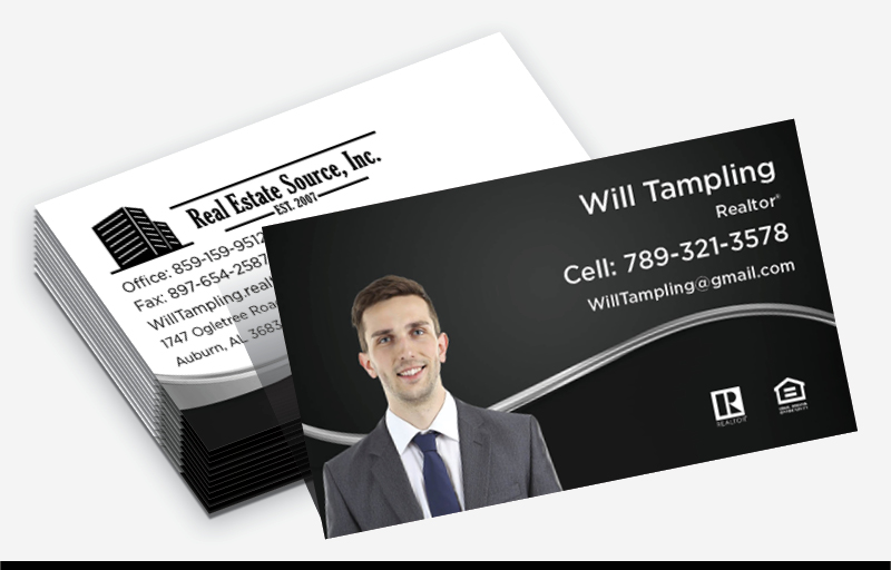 Real Estate Source Inc Real Estate Standard Business Cards - Standard & Rounded Corner Business Cards for Realtors | BestPrintBuy.com