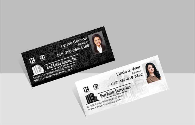 Real Estate Source Inc Real Estate Mini Business Cards - Unique Business Cards on 16 Pt Stock for Realtors | BestPrintBuy.com