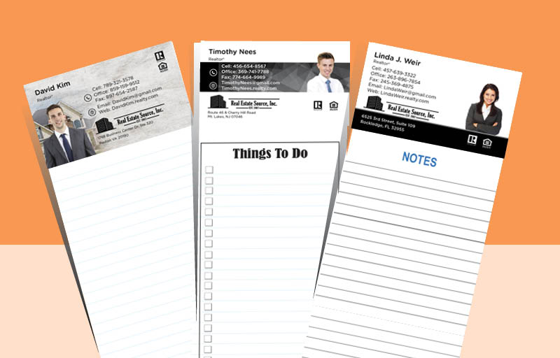 Real Estate Source Inc Silhouette Notepads - Real Estate Source Inc approved vendor personalized realtor marketing materials | BestPrintBuy.com