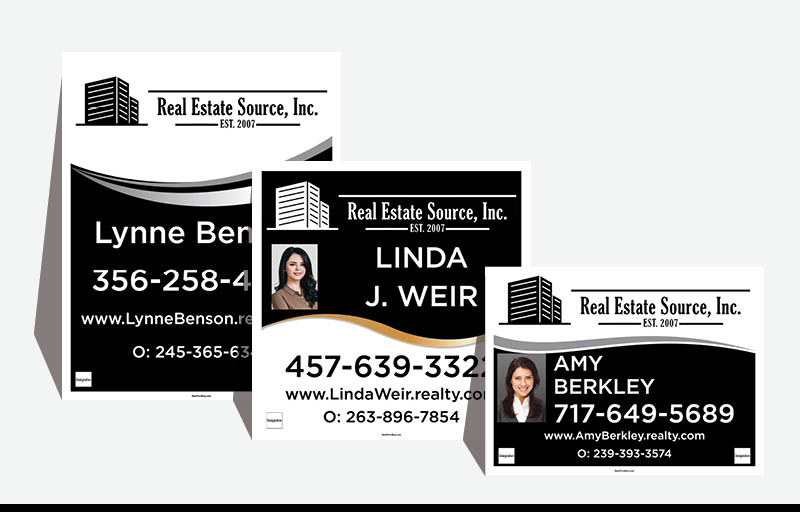 Real Estate Source Inc Real Estate Signs - RAS Approved Vendor Signs for Realtors | BestPrintBuy.com