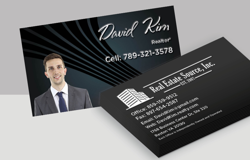 Real Estate Source Inc Real Estate Spot UV (Gloss) Raised Business Cards - Luxury Raised Printing & Suede Stock Business Cards for Realtors | BestPrintBuy.com