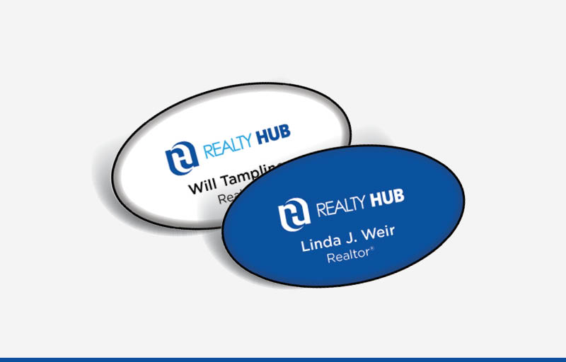 Realty Hub Real Estate Spot UV (Gloss) Raised Business Cards -  Luxury Raised Printing & Suede Stock Business Cards for Realtors | BestPrintBuy.com